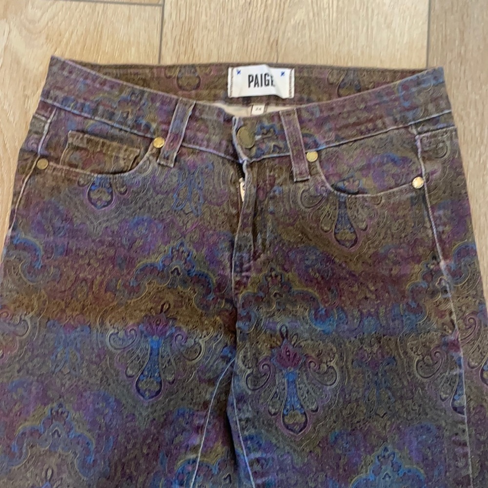 Paige Paisley skinny jeans